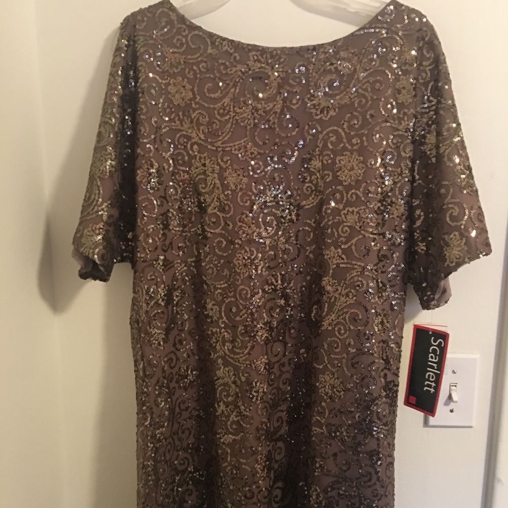 Beautiful Taupe Cocktail Dress